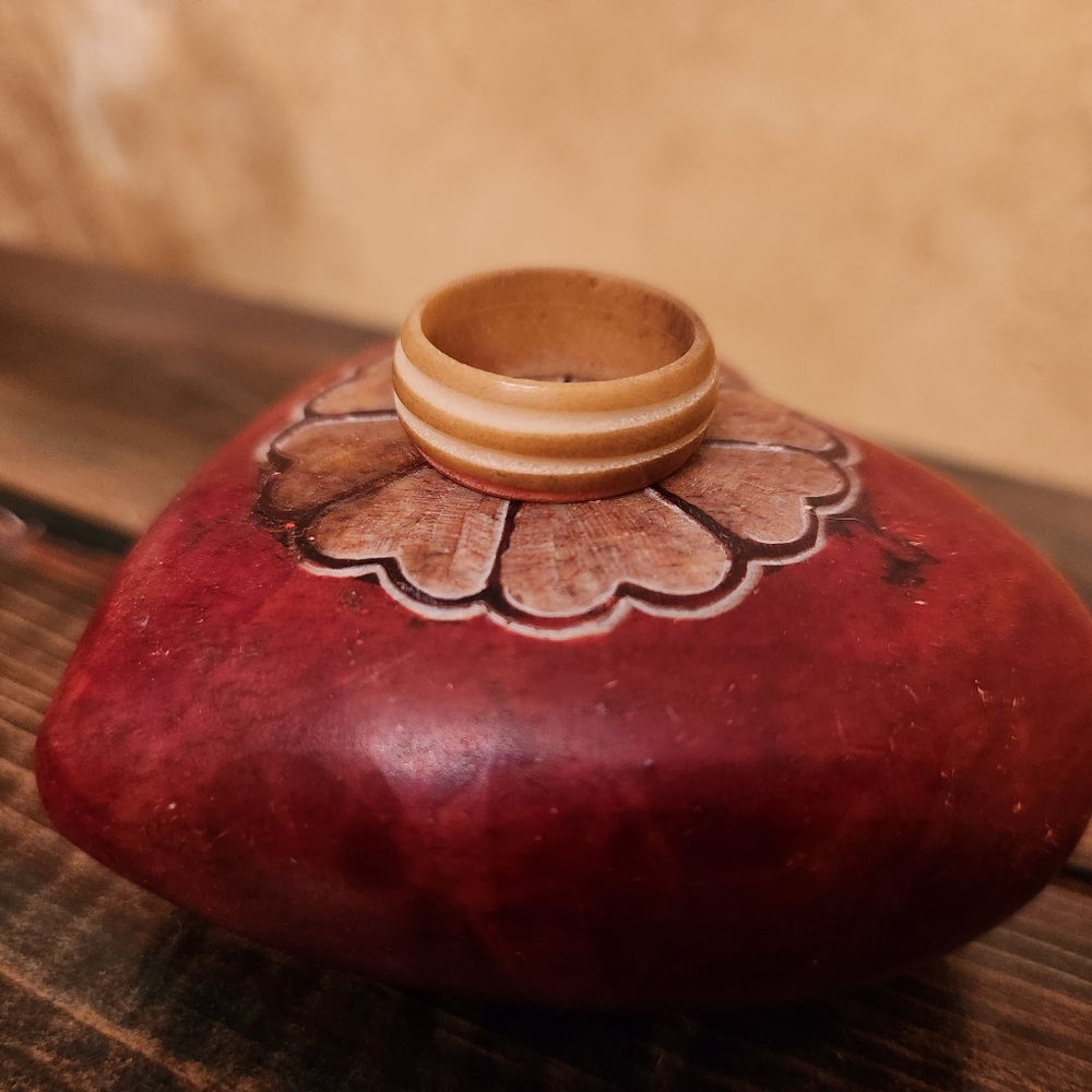 Stripe Wood Ring